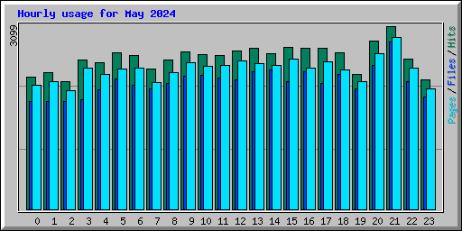 Hourly usage for May 2024